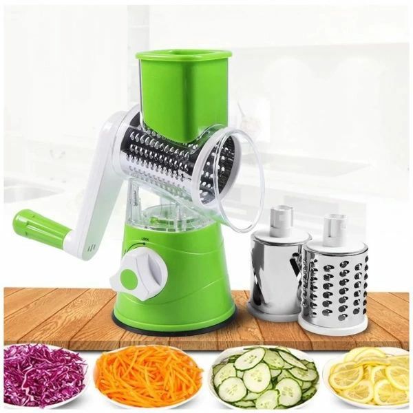 Manual table top drum grater